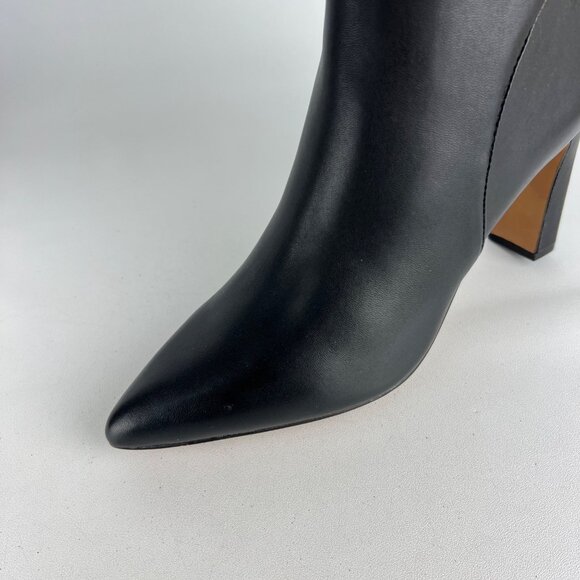 Steven Steve Madden Womens Jenn Pointed Toe Ankle Booties Black Leather size 9.5 - Picture 10 of 16